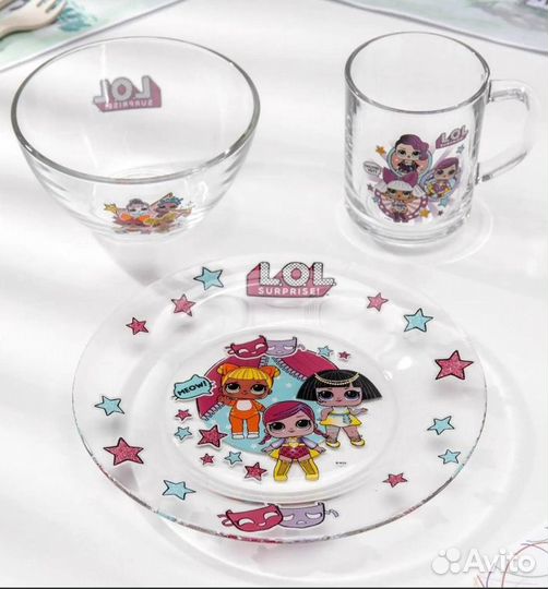 Новый набор детской посуды
