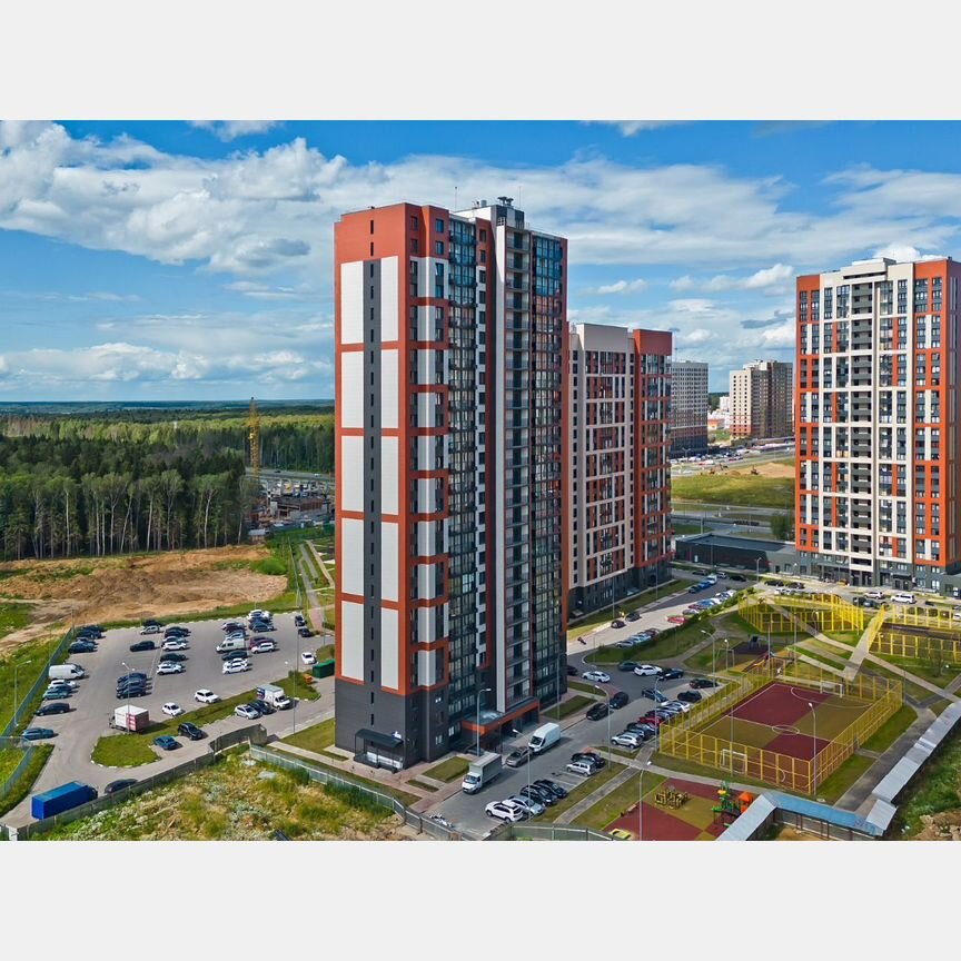 2-к. квартира, 57,1 м², 19/22 эт.