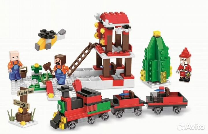 Конструктор 11028 335дет Новый год на ферме