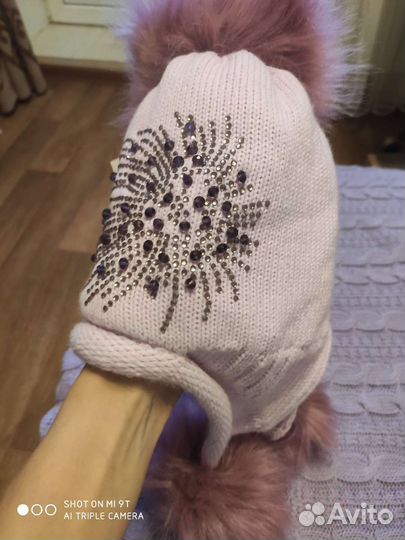 Шапка для девочки новая
