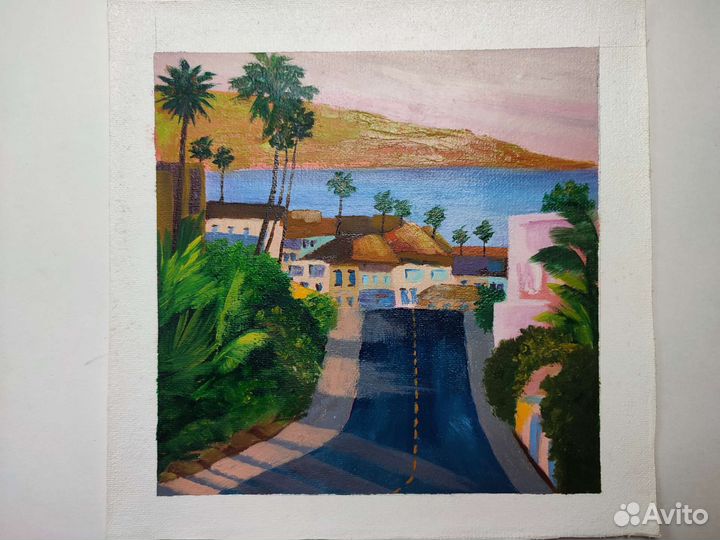 Картина маслом на холсте пейзаж