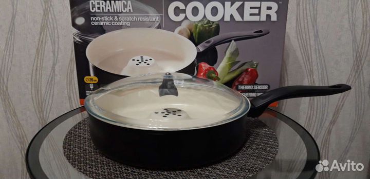 Сковорода- жаровка керамическая