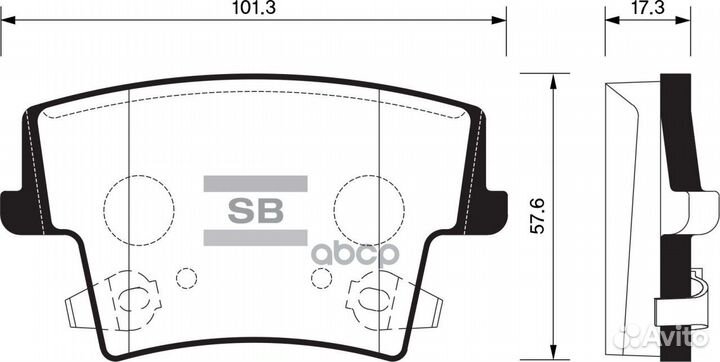 Колодки тормозные SP1508 Sangsin brake