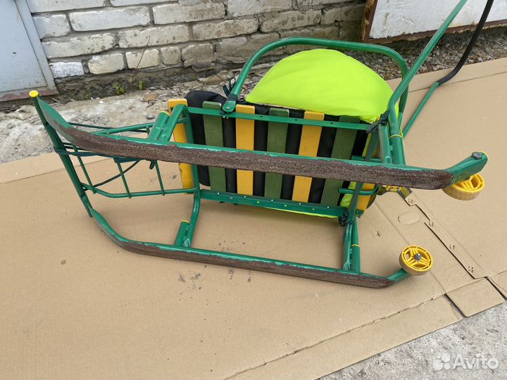 Детские санки с колесами