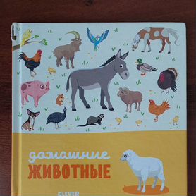 Книга "домашние животные" изд.clever