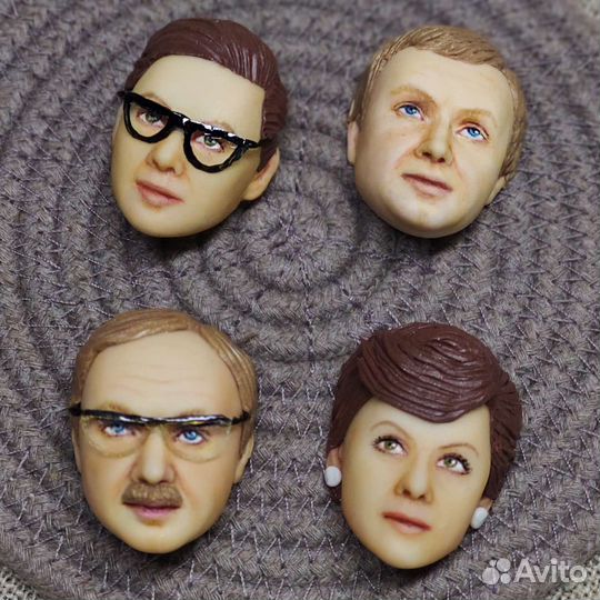 Ватная игрушка Лица