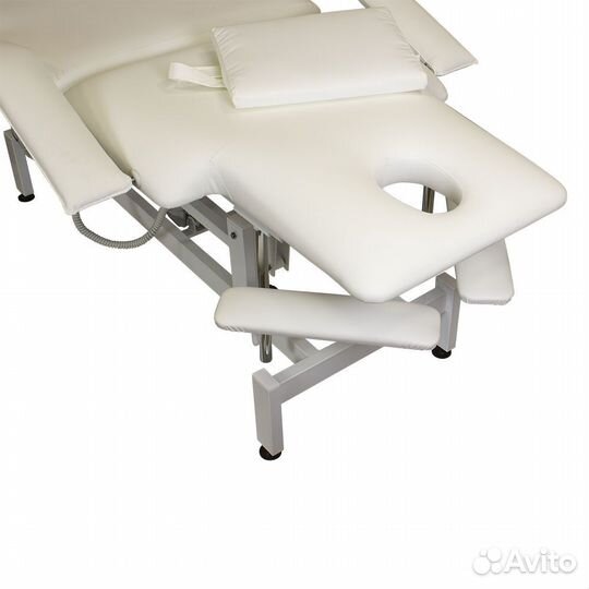 Кушетка массажная мд-850, серебристая