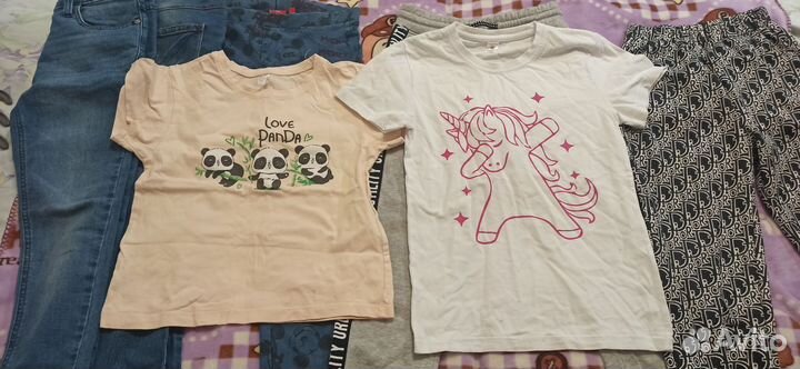 Вещи пакетом для девочки 122 128 134