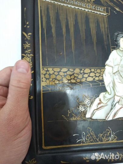 Картина Панно настенное Китай 50е годы