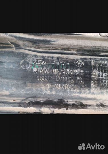 Усилитель заднего бампера на туксон 3