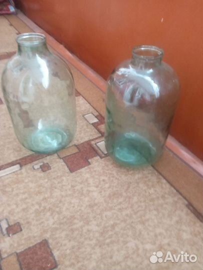 Бутыль стеклянная