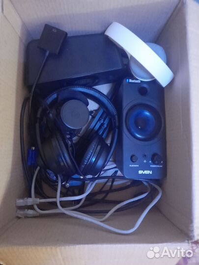 Колонки, наушники, микрофон