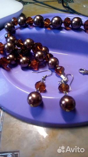 Бусы + серьги