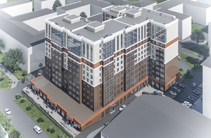 3-к. квартира, 98,8 м², 6/12 эт.