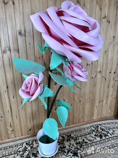 Искусственные роза ручная работа
