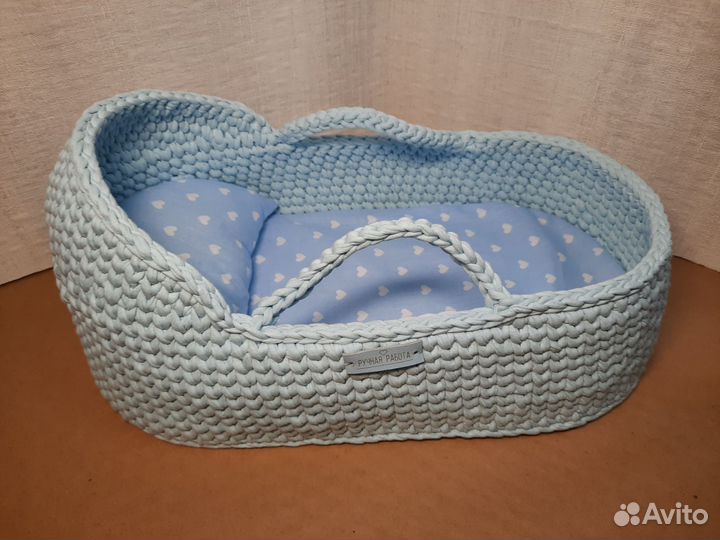 Люлька переноска для игрушек ручная работа