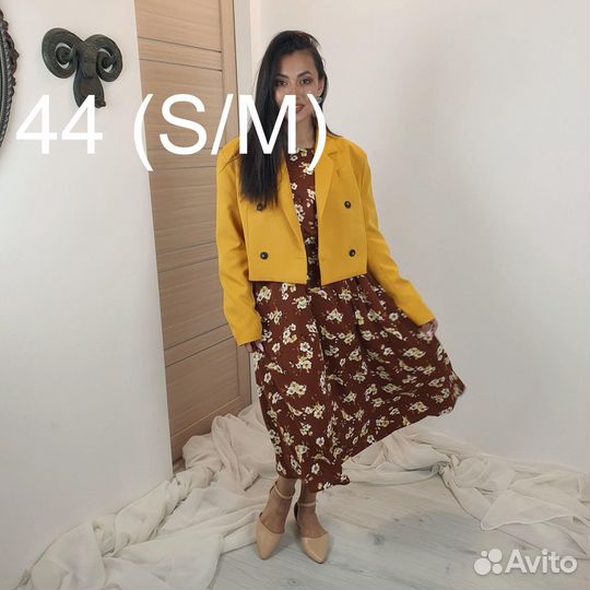 Платье миди с укороченным пиджаком FM 44 (S/M)