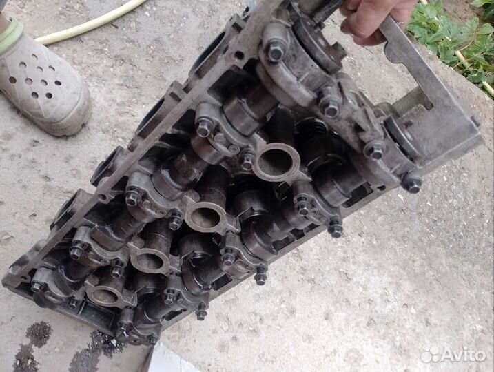Головка блока цилиндров на двигатель газель 406