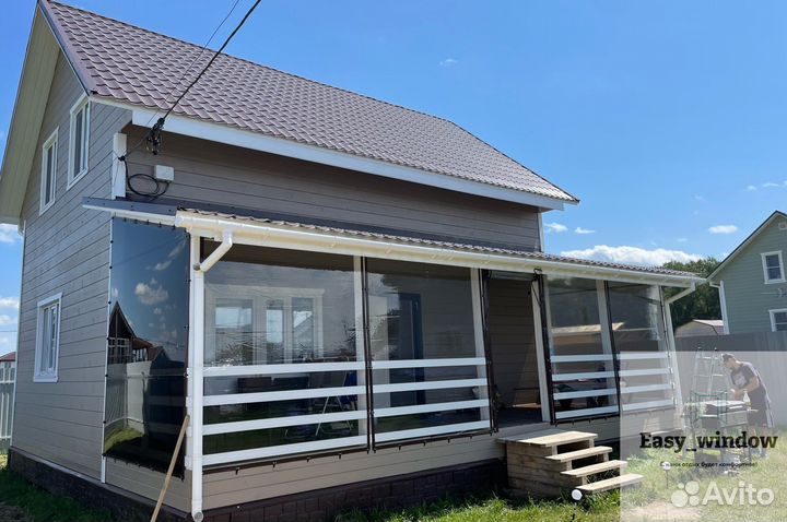 Мягкие окна для беседки