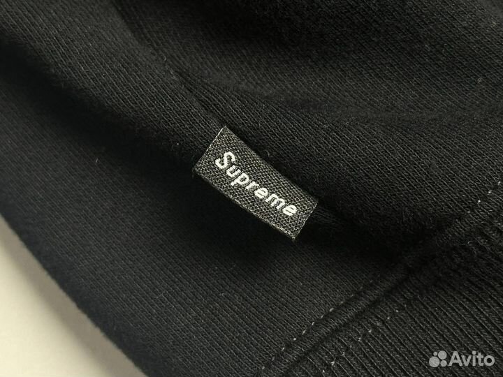 Зип худи Supreme x thrasher черное оверсайз