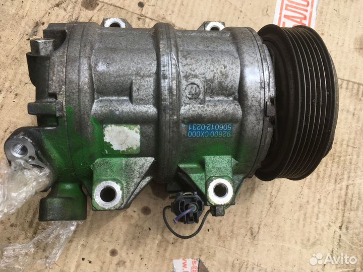 Компрессор кондиционера Nissan Serena QR20DE