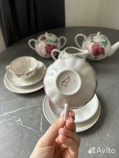 Сервиз чайный дулево винтаж СССР фарфор