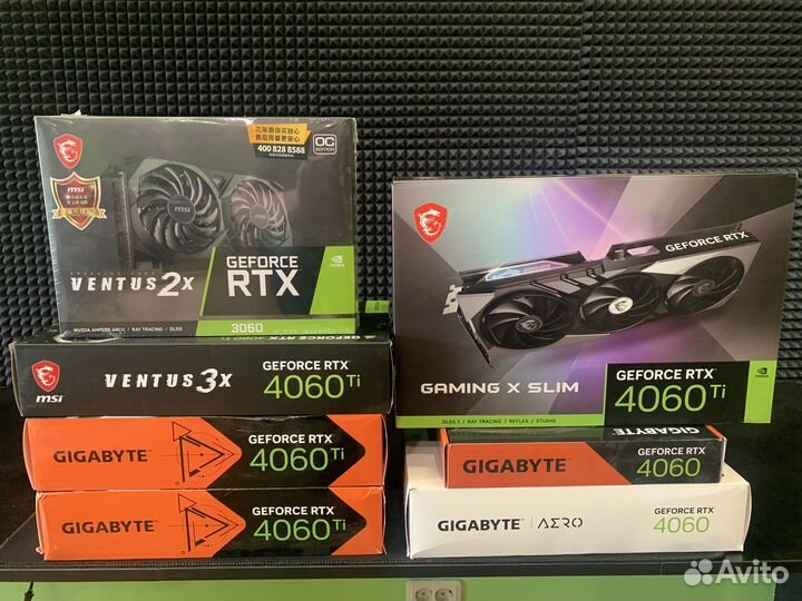 Видеокарты Nvidia Geforce AMD Radeon