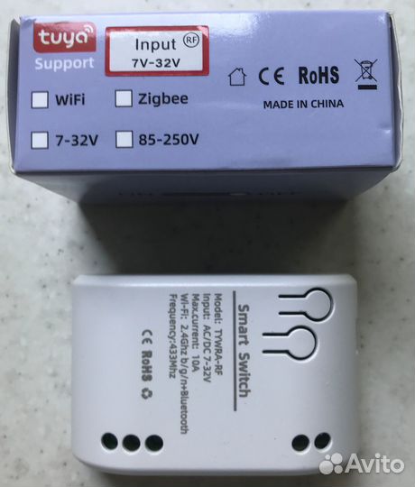 Умное wifi реле tuya алиса