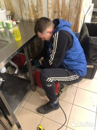 Прочистка канализации, устранение засоров 24/7