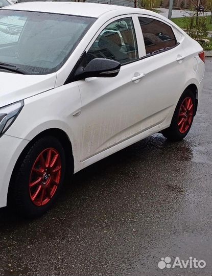 Литье диски r15 4x100 на hyundai solaris