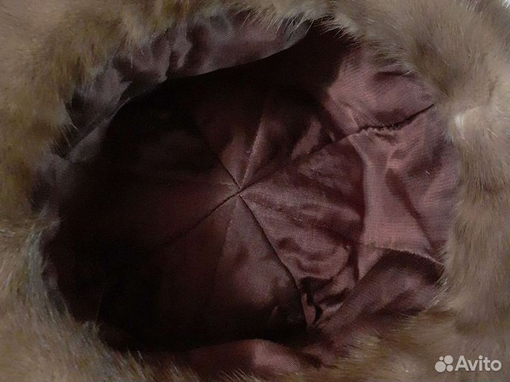 Шапка норковая женская