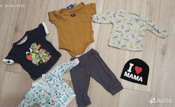 Большой пакет детских вещей 0-1год