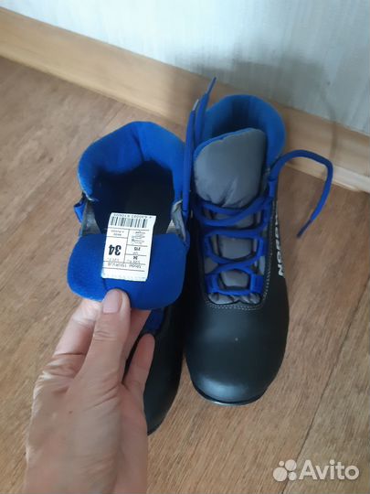 Ботинки лыжные р.34