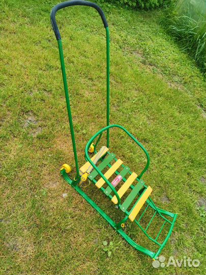 Детские санки с колесами
