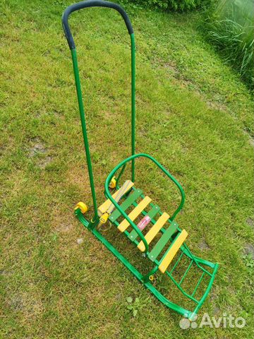 Детские санки с колесами