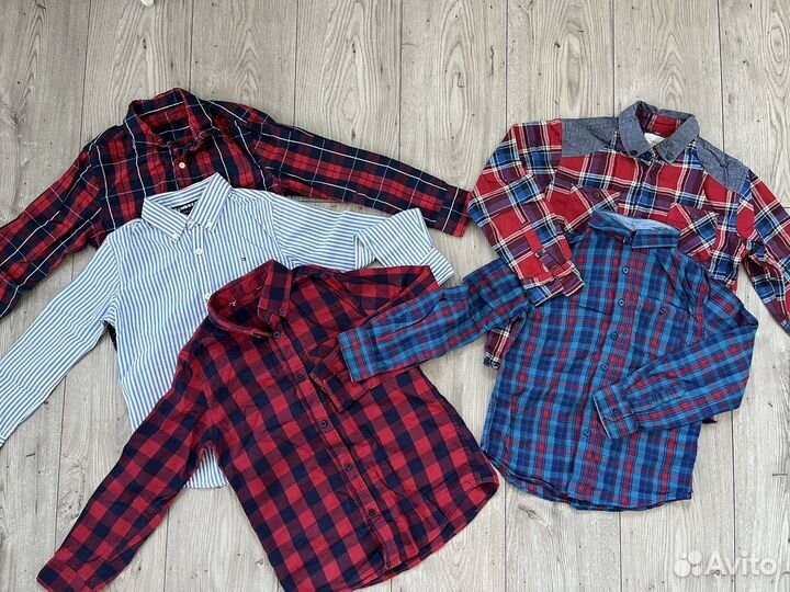 Рубашки на мальчика 134-140 tommy hilphiger