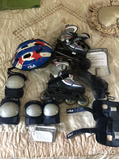 Ролики и защита Fila X one 7
