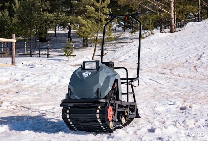 Мотобуксировщик Бурлак-М2 FK короткий на катках
