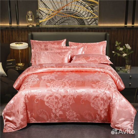 Постельное белье сатин жаккард 2 спальное хлопок