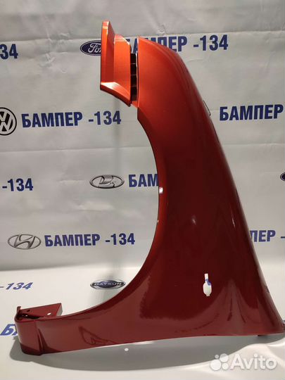 Крыло переднее левое kalina 1 в цвет калина-104