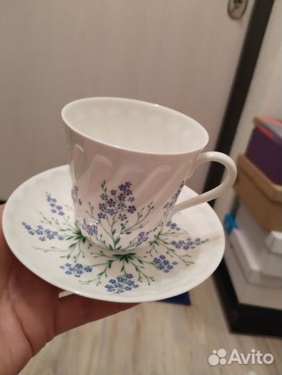 Лфз Кофейная пара костяной фарфор