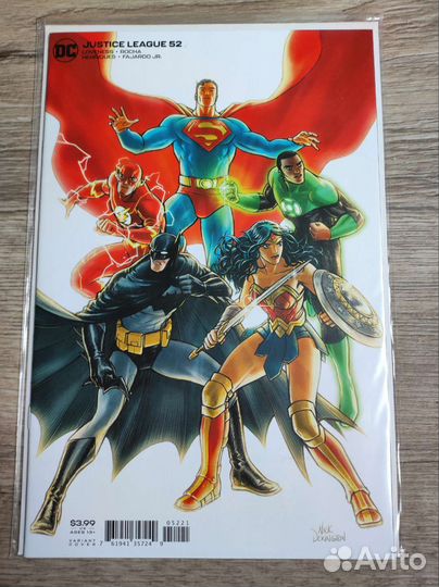 Сингл Justice League #52 Nick Derington variant