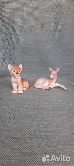 Советские статуэтки Оленёнок, Львёнок