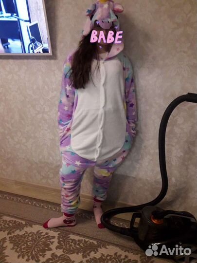 Пижама кигуруми единорог