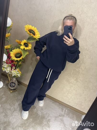Спортивный костюм флис р:50-52