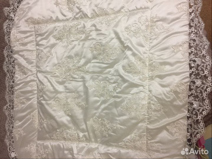 Кружевной комплект на выписку или в коляску