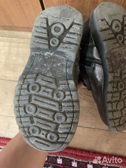 Ботинки для девочки 27 размер кожаные