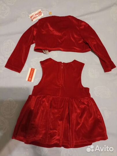 Платье на девочку 1-2 года, новое