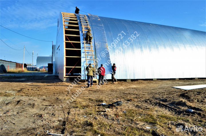 Ангары под ключ 515 м2