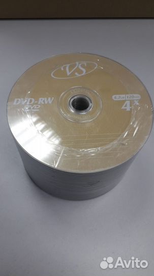 Диски DVD-RW упаковка 50шт